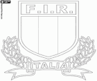 Logo of the Italian rugby national team, the azzurri
