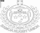 Logo of the Samoa national rugby team, Manu Samoa. Emblem, the Southern Cross