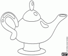 The wonderful lamp. The magic lamp. Aladdin and the Wonderful Lamp