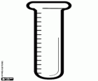 Measuring cylinder, test tube
