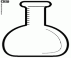 Volumetric flask, a measuring glass container