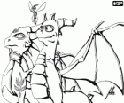 Spyro and Cynder, two dragons. Skylanders