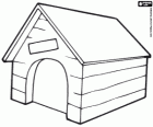Dog house. Dog kennel