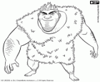 Grug Crood, a prehistoric man who wants to protect his family, the Croods
