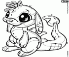 Zafara, a likeable pet from Neopets