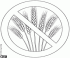 Coeliac international day, may 5. Gluten intolerance. Cereals