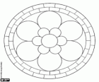 A very simple flower's mandala