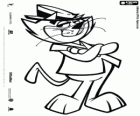 Top Cat, the leader of the stray cats group