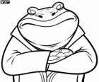 Bufo, a frog who is a business man in the secret world