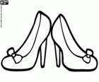 High-heeled shoes. Heels