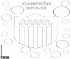 Peñarol of Montevideo, Champion First Division of football in Uruguay 2012-2013