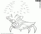 Discover Ball Weevil, dot to dot, a character of Ben 10