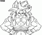 The super saiyan warrior Son Goku