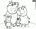 The family of Peppa Pig