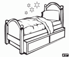 Single bed with drawer or extra bed below