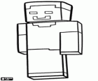 Herobrine, one of the icons of the Minecraft community