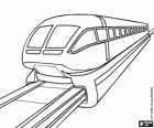 A modern electromagnetic train
