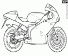 A sportive motorcycle Aprilia RS 125