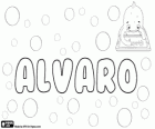 Alvaro. Name of Nordic and Germanic origin. Its meaning is noble guardian. Alvaro, male name in Spanish, Portuguese and Italian