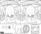 Hard level game, find eight differences with Pypus and the animation