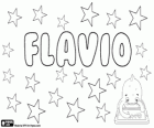 Flavio, name of Latin origin. Its meaning is blond