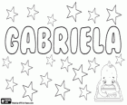 Gabriela, name of Hebrew origin, and its meaning is Messenger of God