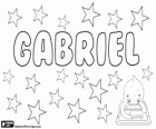 Gabriel, name of Hebrew origin. Its meaning is the Messenger of God