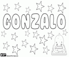 Gonzalo, name of Germanic origin. This name means Willing to fight