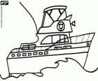 A recreational fishing boat, a recreational vessel