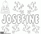 Josefine, a feminine form of the male name Joseph