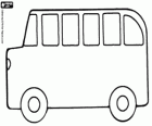 A small bus seen from side