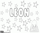 Leon, name of Greek origin. Its meaning is lion