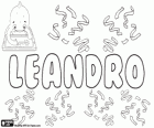 Leandro, name of Greek origin. Its meaning is nice man. Leandro, name in Spanish, Portuguese and Italian