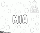 Mia, name with various origins and unknown meanings