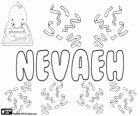 Nevaeh, modern name created by writing the English word Heaven, heaven, backwards