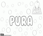 Pura, name of Spanish origin. Its meaning is pure. It is also an abbreviation of Purificación