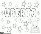 Uberto, name of Germanic origin. Its meaning is bright mind, intelligent