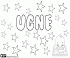 Ugne, name of Lithuanian origin. Ugnė, Ugnis, its meaning is fire