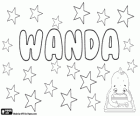 Wanda, name of Slavic origin. Its meaning is from the tribe of the Vandals