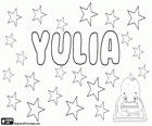 Yulia, variant of the name of Latin origin, Julia