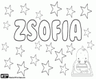 Zsófia, Hungarian name is the equivalent to Sophia