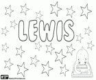 Lewis, name of Germanic origin. Its meaning is famous warrior