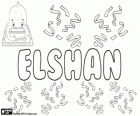 Elshan, name of Persian origin. Name used in countries such as Iran and Azerbaijan