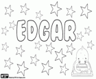 Edgar, name of English origin. Its meaning is who defends its properties with the spear