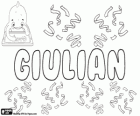 Giulian, name of Latin origin, derived from Julius
