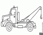 Truck for towing vehicles