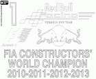 Red Bull Racing, FIA Constructors' World Champion 2013. Four consecutive championships
