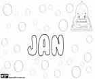 Jan, name in various languages, derived from the Hebrew name, Yohanan