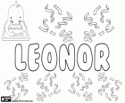 Leonor, name of uncertain origin. Leonor, name in Spanish and Portuguese