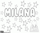 Milana, name with differents origins and meanings. Milana, variant of Milena in Czech, Croatian and Serbian